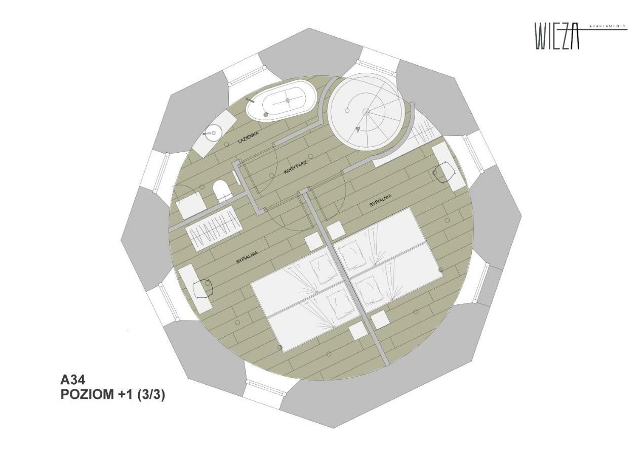 Apartamenty Wieza - Tower Apartments Walcz Bagian luar foto